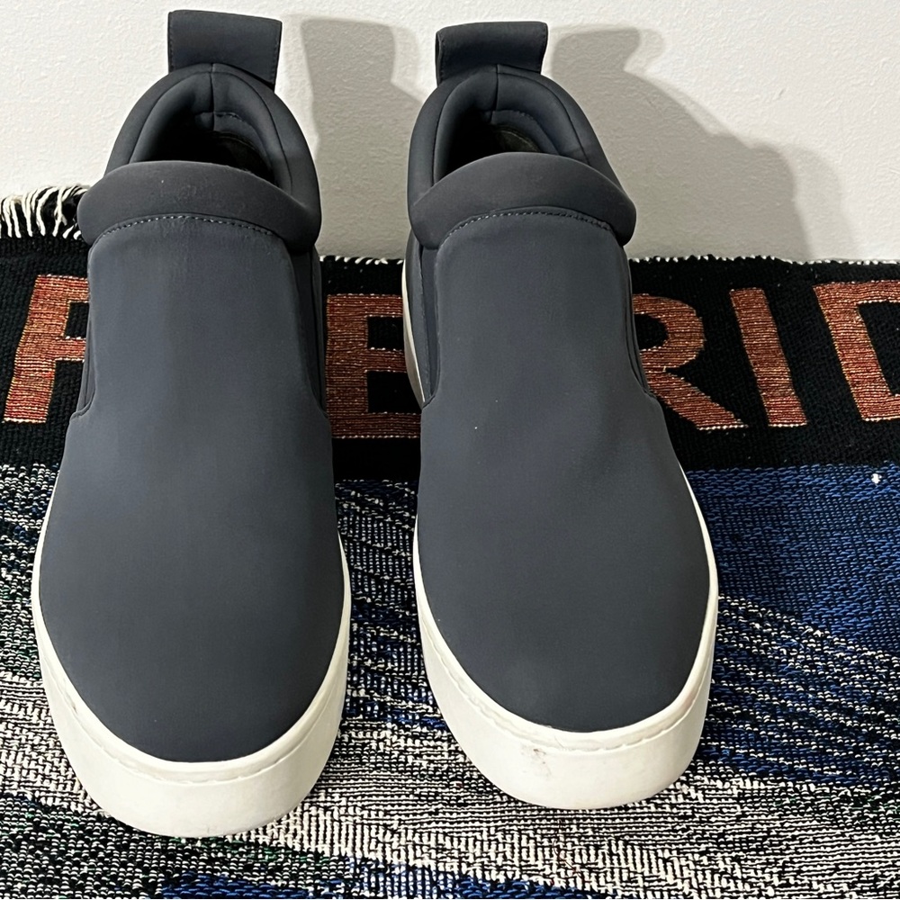 Via Spiga Ellis Grey Scuba Platform Sneakers